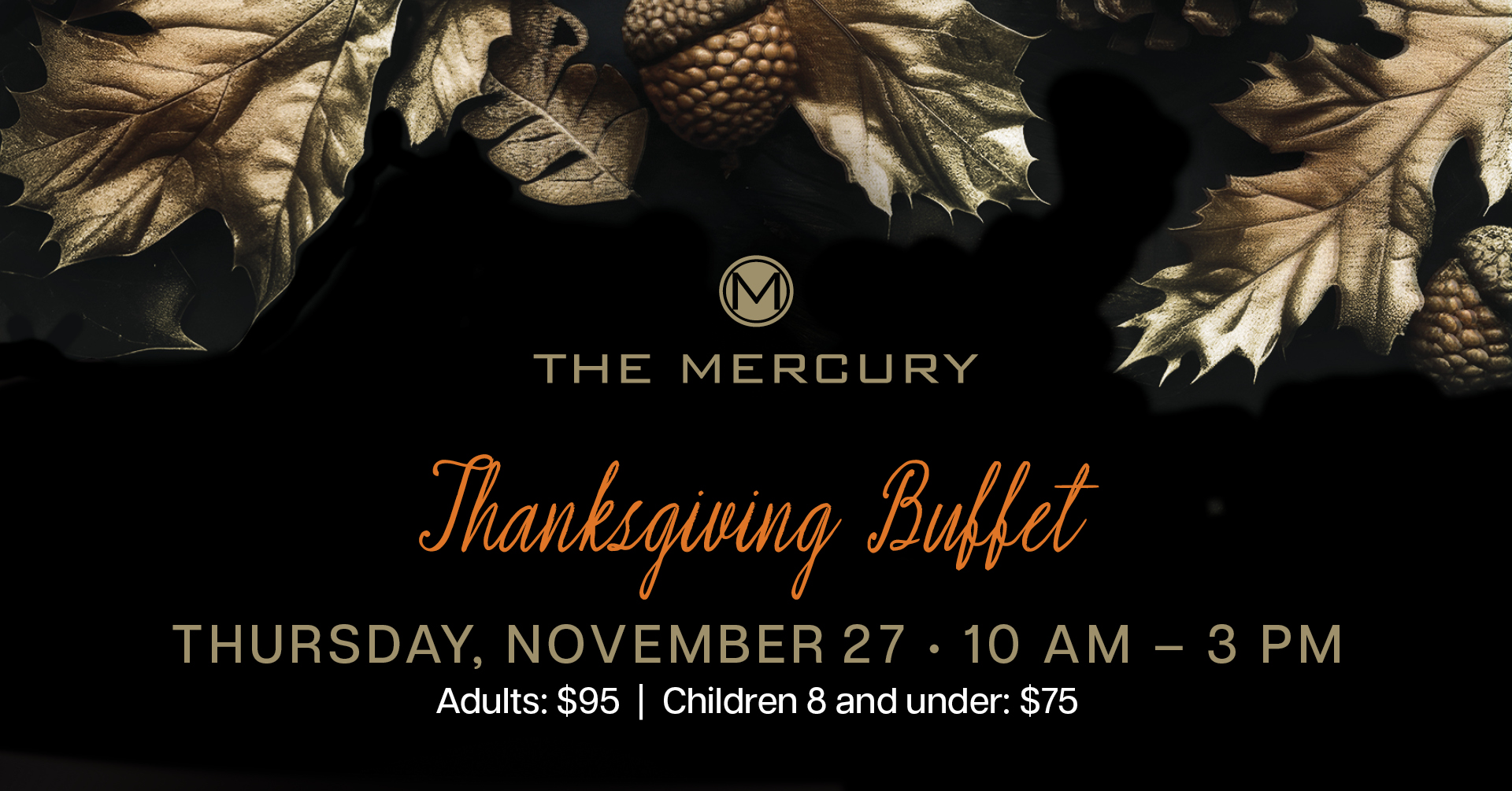 The Mercury Thanksgiving Menu